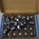 Kadrick 20pcs M12x1.5 Lug Nuts,One-Piece Solid Chrome, Replacement for 2001-2019 Ford Escape/2012-2018 Focus/2006-2019 Fusion/Lincoln 2015-19 MKC/2012-16 MKZ,Large Acorn SeatNew Model (Silver)