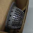 Shower Drain Hair Catcher, Shower Drain Cover, Bathtub Drain Hair Catcher for Pop-Up & Regular Drains (Tall Large - Dark Gray)