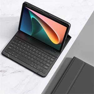 Keyboard Case for iPad Mini A17 Pro/iPad Mini 6th Generation Magnetic Detachable Bluetooth Keyboard Cover with Pencil Charging Holder for iPad Mini 7/6 (Black)