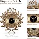 Decorative Vintage Wall Clocks 17" Silent Retro Rustic Battery Operated, Medium