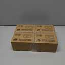 4 x 10 Sets Double Compartment Condiment Containers with Lid, Small Plastic Clear Container for Sauce Snack Refrigeration Outdoor Takeaway, Food Grade BPA-Free