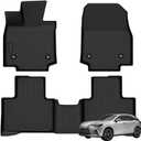 Priprilod Floor Mats Custom Fit for Lexus RX350 RX350h RX500h 2023-2026 | NOT for RX450h+ PHEV,All Weather TPE Floor Liners 1st & 2nd Row 3PCS Waterproof Non-Slip Odor-Free, Passenger Car
