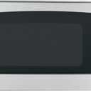 GE Countertop Microwave Oven,1, 200-watt Capacity, 2.0 Cubic Ft., 8 Auto Setting Cooking Settings, Child-Lock Technology, Kitchen Essentials for the Countertop, Dorm Room or Apartment, Stainless Steel