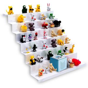 Shelf for Tonie Applied to IKEA KALLAXMagnetic Storage Organizer Holds 50+ Figures & Box from Toniebox| White Kids' Shelf with Secure Magnetic Hold & Side Cut-Out | Perfect for Kids (Without Cut-Off)
