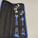 Rizom Self Adjusting Wrench, 8 and 12 Pipe Wrench, 2-Piece Self Adjustable Wrench Set with 3/8 to 1-3/4 inch Jaw Open (Blue)