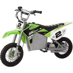 Razor Dirt Rocket SX500 McGrath Electric Motocross Bike for Kids Ages 14+ - 40 mins of Ride Time, For Riders up to 175 lbs, One Size