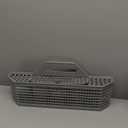 WD28X10128 Dishwasher Silverware Basket Gray By AMI PARTS Replacement (19.7"x3.8"x8.4") for GE Dishwasher, Replace WD28X10127, WD28X10131, WD28X10132
