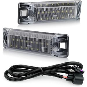 D-Lumina LED Truck Bed Cargo Lights Trunk Lamp Assembly ＆ Wiring Harness for Dodge Ram 1500 2016-2018, Ram 1500 Classic 2019-2021, Ram 2500 3500 2016-2021, Powered by 18SMD 6000K White Pack of 2