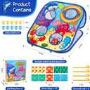 Animal Bean Bag Toss Game Toy Outdoor Toss Game, Family Party Party Supplies for Kids, Gift for Boys Birthday or Christmas for Toddlers Ages 3 4 5 6 Year Old