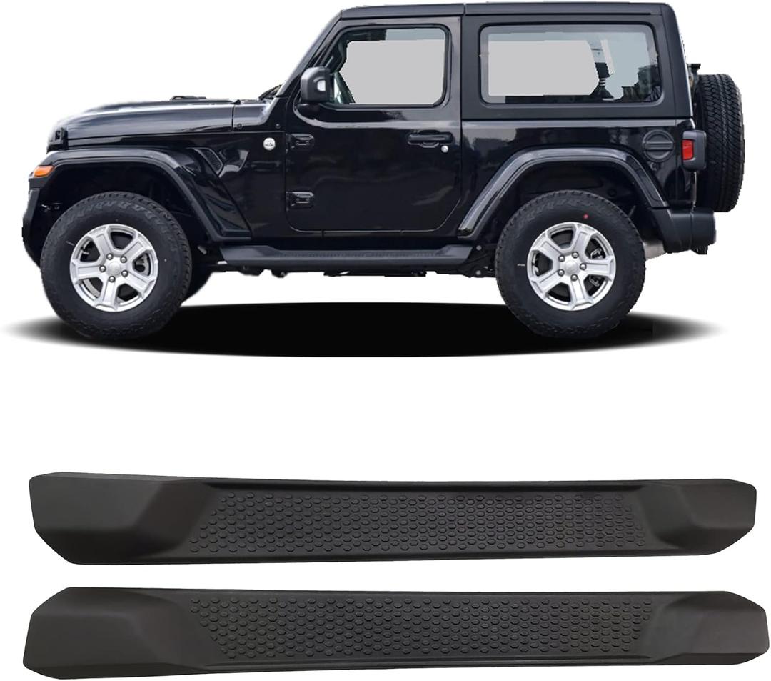 Running Boards Drop Side Steps Bars for 2018-2025 Jeep Wrangler JL 2 Door