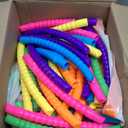 Sratte 12 Pcs Toy Hoop for Kid - Detachable & Adjustable Colored Hoop Exercise Ring Plastic Circle for Kid, Teen Gymnastics, Dog Agility Equipment, Require Self Assembly (Stylish Colors, 32 Inch)