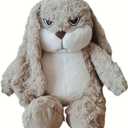 12-inch/ 30-CM Brown Bunny Plush Toy, Super Soft Rabbit Stuffed Animal with Floppy Ears  Huggable Gift for Kids