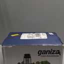 GANIZA Food Processors, Electric Food Chopper with Meat Grinder & Vegetable Chopper - 2 Bowls (8 Cup+8 Cup) with Powerful 450W Copper Motor - Includes 2 Sets of Bi-Level Blades for Fruits/Meat/Nuts (Black)