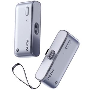 Llano S850 Upgraded Type-C Wireless HDMI Transmitter and Receiver, 50M, Ultra 4K Decode Input 1080P@60Hz Output, Plug&Play 5G+2.4G and Audio for Phone/Tablet/Laptop/PC to Monitor/Projector/TV Box (Silvery White)