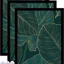 Black Picture Frame Set of 3, 17x22 Picture Frame for Photo Poster Canvas Certificate Document Display Horizontally or Vertically High Transparent Wall Gallery(Size 17 x 22 inches)