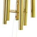 Feng Shui Brass 6 Rod All Metal Windchime W Free Fengshuisale Red String Bracelet J2004