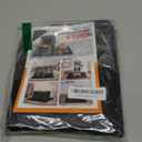 Heat Resistant Mat for Air Fryer, 15 x 18in Heat Resistant Mat for Countertop, Fireproof Silicone Countertop Protector Appliance Slider Hot pod for Air Fryer, Coffee Maker, Toaster, Oven (Black)