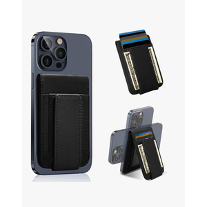 for MagSafe Wallet, Magnetic Phone Wallet with Adjustable Stand & Money Clip, Detachable Magnetic Wallet for iPhone 16/15/14/13/12 Pro Max Plus, 10+ Cards Holder