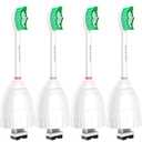 Aoremon Replacement Toothbrush Heads for Philips Sonicare E-Series Essence HX7022/66 and other Screw-on Electric Toothbrush Model, 6 Pack