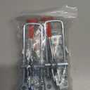 8 Pack Heavy Duty Toggle Clamp Latches 431 Type, 2000Lbs Holding Capacity Adjustable Latch U Bolt Self Lock Toggle Latch Smoker Lid Latch for Tire Carrier Latch Trailer Latch Door Latch Hardware