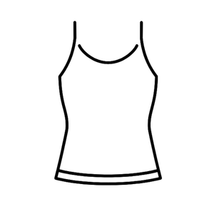 White Tank Top, 2XL