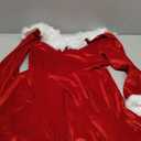 Koatobbor Girls Mrs. Santa Costume Red Dress Christmas Holiday Dress Up Outfits  9-10Years XL