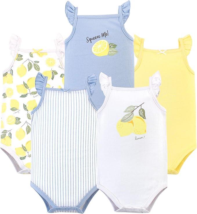 Hudson baby baby-girls Cotton Sleeveless Bodysuits 6-9 M Hudson baby baby-girls Cotton Sleeveless Bodysuits 6-9 M