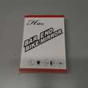 Hafny NEW Bar End Bike Mirror, HD Automotive Grade Glass Lens, Large Surface, Shatterproof, Multi-Angle Adjustable, E-Bike Mirrors, (HF-M902LB-FR08 (Left Side, Blue Glass))