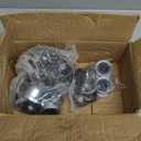 2 Sets Trailer Hub Kit 4 Bolt 4, Trailer Axle Kit for 2000 lb 4 Lug Trailer Hub Fits 1" and 1-1/16" Spindle, Trailer Hub Kit with Extra Dust Cap and Rubber Plug