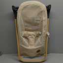 ANGELBLISS Baby Bouncer, Portable Bouncer Seat for Babies, Infants Bouncy Seat with Mesh Fabric, Natural Vibrations (Beige)