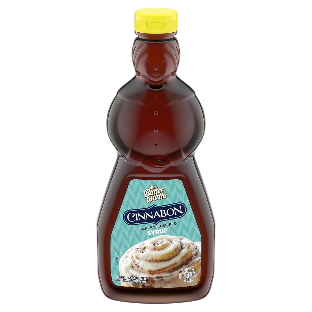 Mrs. Butterworth's Cinnabon Bakery Inspired Flavored Syrup, 24 oz. (EXP 08/31/26)