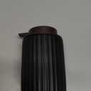 Ceramic Foaming Soap Dispenser, 12 oz Bathroom Foam Hand Soap Dispenser, Refillable Lotion Soap Dispenser with Removable Pump for Kitchen Hand Wash Dispenser, Modern Home Decor (Black)