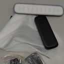 2 Pack Picture Lights for Wall, Rechargeable LED Picture Light Battery Operated with Remote, Dimmable Poster Light for Paintings, Portraits, Art Frames, Display Lighting for Wall Decor,Black