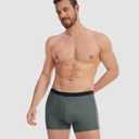 YESWEL Modal Incontinence Underwear for Men, Leakproof Boxer Briefs for Bladder Control with Fly, Light Absorption, 5 Pack (Multicolor01, X-Large)