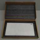 Koville African Natural Marble Board for Kitchen Pastry Bread, 12" x 6" Genuine Stone Slab, Marble Tray Cheese Board for Counter, Bathroom Trays Perfume Tray Jewelry Candle Plate (Namib Fantasy)