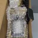 Christmas Star Tree Topper Lighted with 6 Projection Modes, 12-Pointed Star Christmas Tree Topper with Built-in LED Rotating Lights, Gold Christmas Tree Ornament for Xmas Holiday Decorations