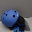 KAMUGO Kids Adjustable Helmet, with Sports Protective Gear Set Knee Elbow Wrist Pads for Toddler Age 2-8 Boys Girls, Bike Skateboard Hoverboard Scooter Rollerblading Helmet Set (blue)