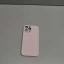 LOVE 3000 Designed for iPhone 13 Pro Max Case, Premium Silicone with [Soft Anti-Scratch Microfiber Lining] Shockproof Protective Phone Case for Men Women Girls 6.7", Chalk Pink