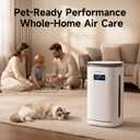 Provirtec Pet Air Purifier for Home with H13 HEPA, 4 Washable Pre-Filters