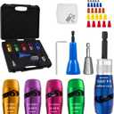 Wire Stripper for Drill, 6/8/10/12/14AWG Wire Twister Tool for Drill, Wire Stripping and Twisting Tool Kit, 25 PCS Wire Nuts, Electric Drill Wire Stripper for Quick & Efficient Use