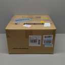 GREENSTELL Vanity Stool Chair with Storage and Folding Back, 15.7" x 15.7" x 19.5" Faux Fur Soft Ottoman for Adults, 4 Metal Legs with Anti-Slip Feet, Furry Padded Seat for Makeup, Bedroom, Pink