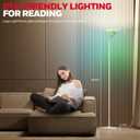 Honeywell 3000LM LED Floor Lamp, Torchiere Floor Lamps with Remote Control, F2 Sunturalux 40W Eye-Caring Reading Light, 2700-5000K 6 RGB Modes RGB Standing Lamp for Bedroom Living Room Office White