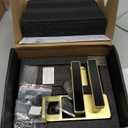 Harfo Fingerprint Door Lock, Heavy Duty Full APP Control Touchscreen Keypad Keyless Lock with Reversible Handle, Perfect for Home/Office/Bedroom Doors (Gold)