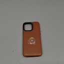 Folosu Compatible with iPhone 16 Pro Max Case Wallet with Card Holder, 360Rotation Finger Ring Holder Kickstand, RFID Blocking Leather Protective Double Buttons Shockproof Cover 6.9 Inch Brown