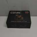 AVEKI Flameless Candles Lights, Halloween Orange Candles Set of 3 Flickering LED Candles with Remote & Timer, Dimmable Battery Operated LED Pillar Candle for Holiday Thanksgiving Decor