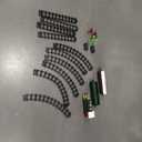 XINGYING Train Set - Electric Train Toys, Toddler Train w/ Light and Sounds (ON/ Off), Classical Train Sets for boys w/ Locomotive, Carriages and Tracks, Christmas Toy Train Gifts for 3 4 5 6 Year Old Kids