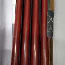 CANDWAX Burgundy 10 inch Taper Candles Pack of 4 - Unscented Dripless Burgundy Candlesticks - Perfect as Christmas Decorations and Home Decor for Dinner Table Centerpieces - Christmas Taper Candles