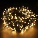 PMS 100-1000 LED Christmas Lights, Low Voltage Fairy String Lights with 8 Modes, Ideal for Xmax Tree, Garden, Home, Party, Halloween Festival Deco (100 LEDs, Warm White)