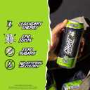 GHOST Energy Drink - 12-Pack, Electric Limeade, 16oz Cans - Energy & Focus & No Artificial Colors - 200mg of Natural Caffeine, L-Carnitine & Taurine - Gluten-Free & Vegan