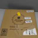 Farmhouse Corner Shelf Stand [with Removable Feet] - Bathroom Countertop Organizer, Decorative Tray Riser, Beaded Wooden Tray, Corner Tray Plant Stand, Coffee Bar Organizer for Kitchen Countertop